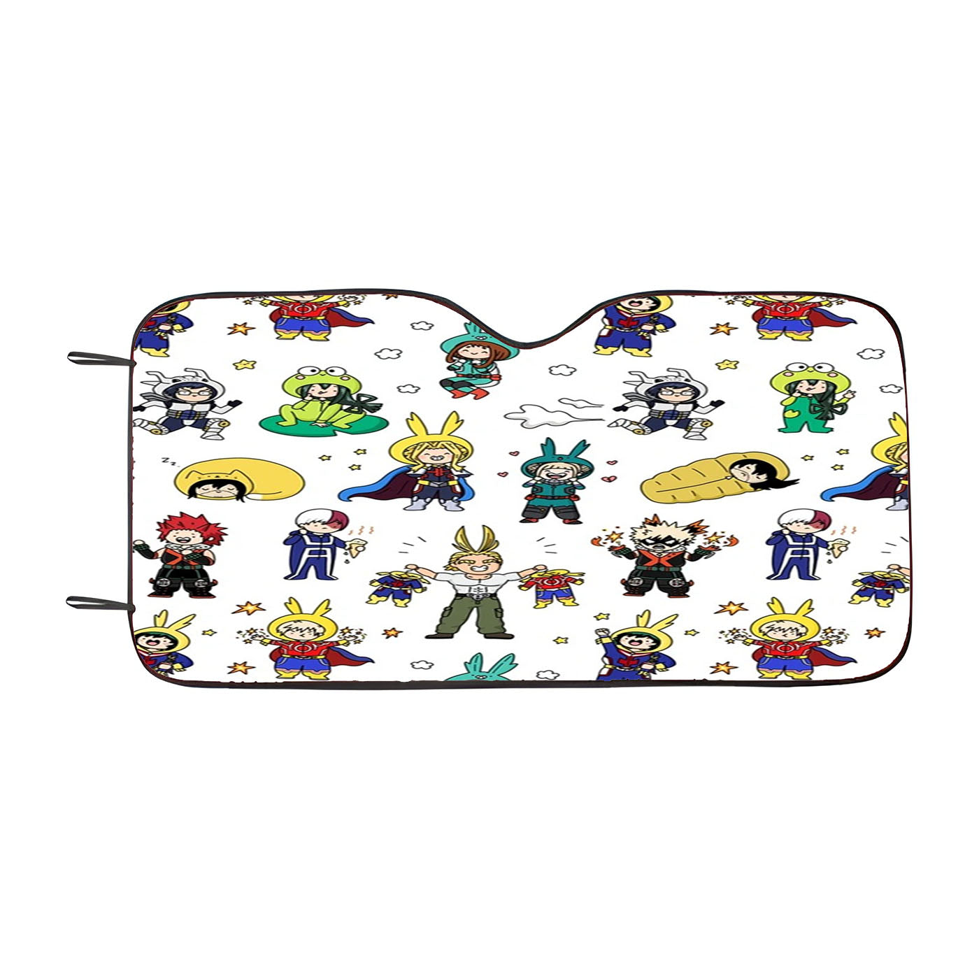 Cute Boku No Hero Academia Characters Pattern Car Windshield Sunshade