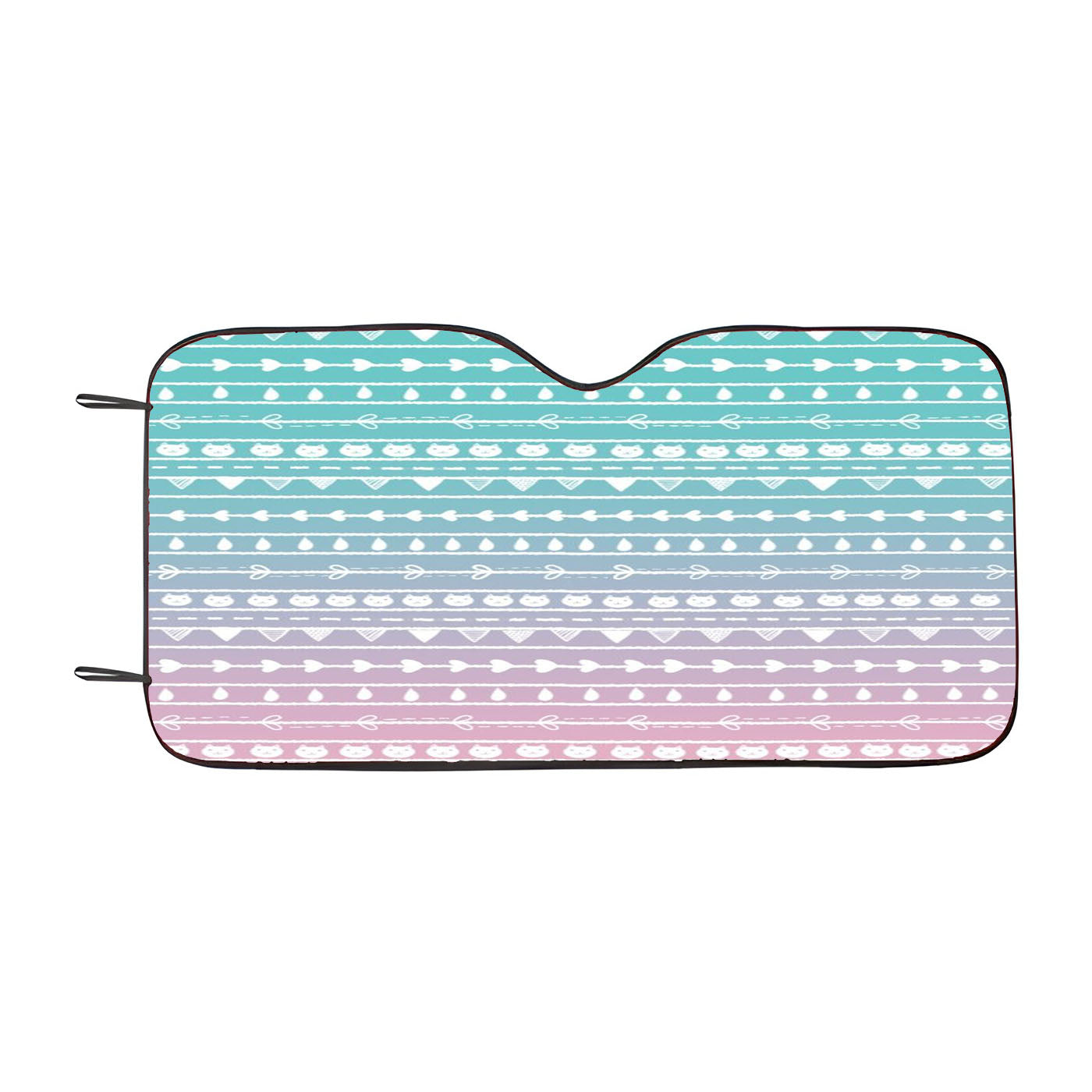Cute Cat Pattern Car Windshield Sunshade