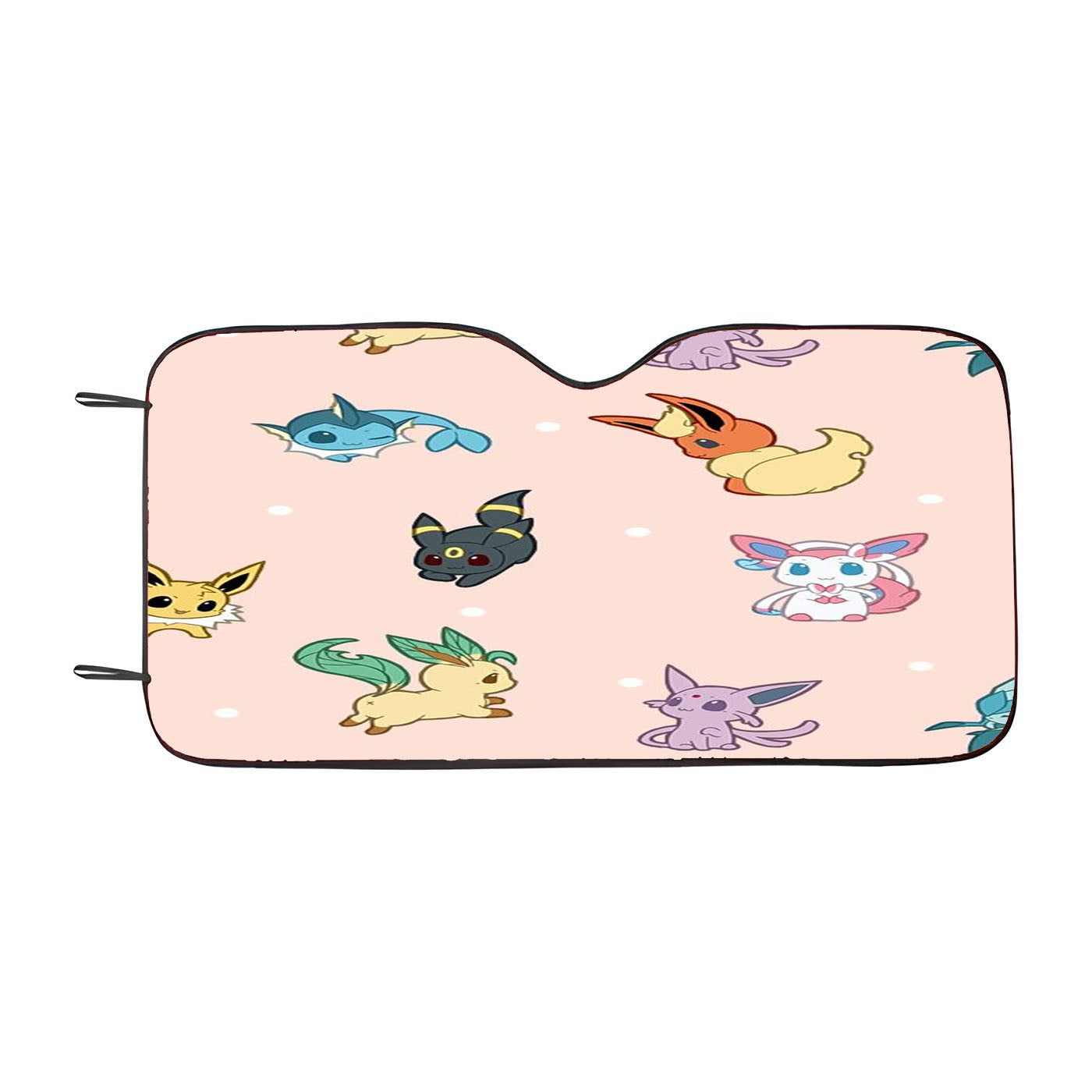 Cute Eevee Pokemon Eeveelutions Pattern Car Windshield Sunshade