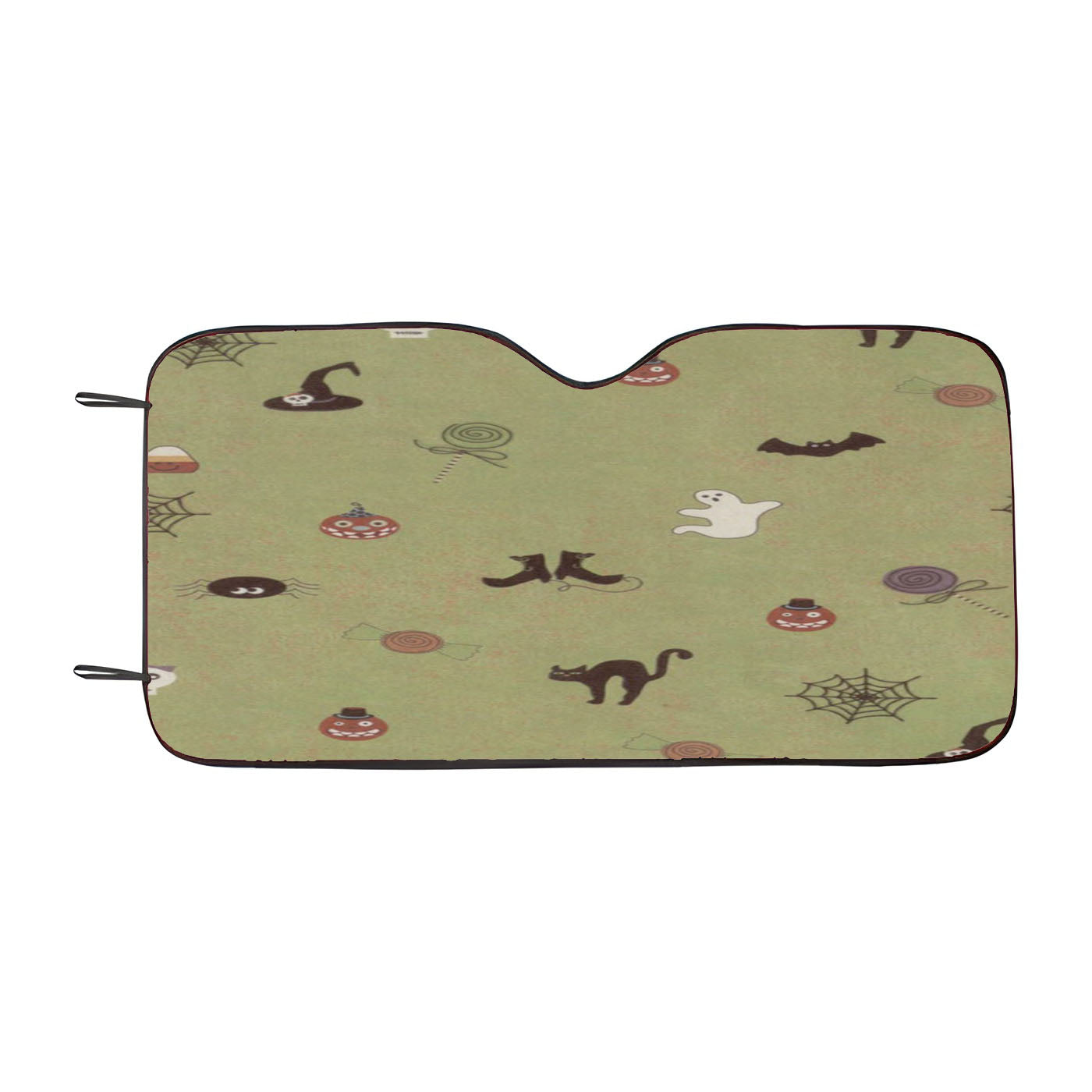 Cute Halloween Pattern Wallpaper Car Windshield Sunshade