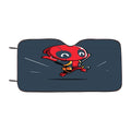 Cute Happy Deadpool Car Windshield Sunshade