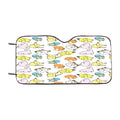 Cute Pokemon Line Pattern Car Windshield Sunshade