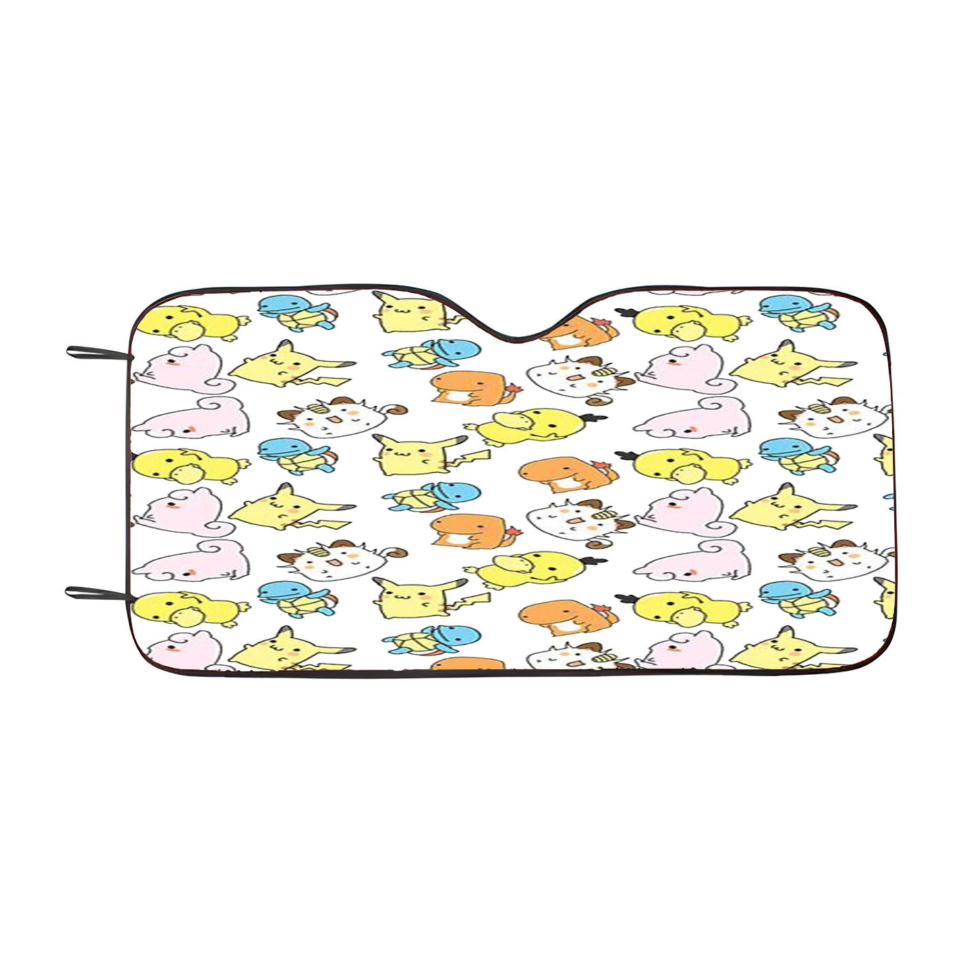 Cute Pokemon Line Pattern Car Windshield Sunshade