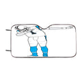 Dab Cam Newton Cartoon Car Windshield Sunshade