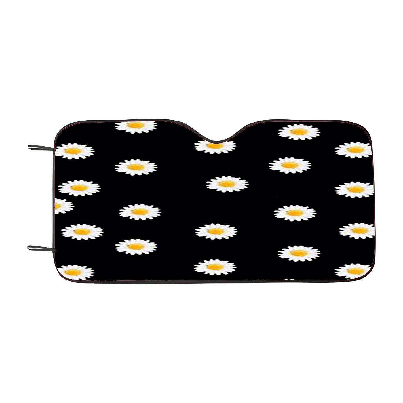 Daisy Flower Pattern Car Windshield Sunshade