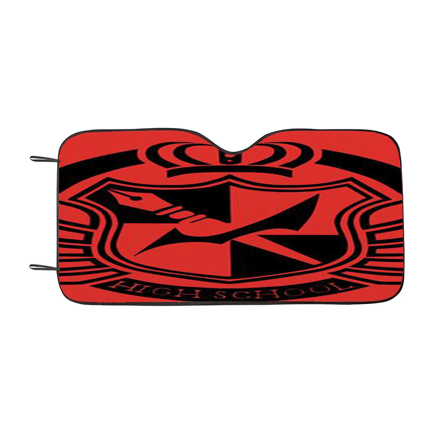 Danganronpa Red Car Windshield Sunshade
