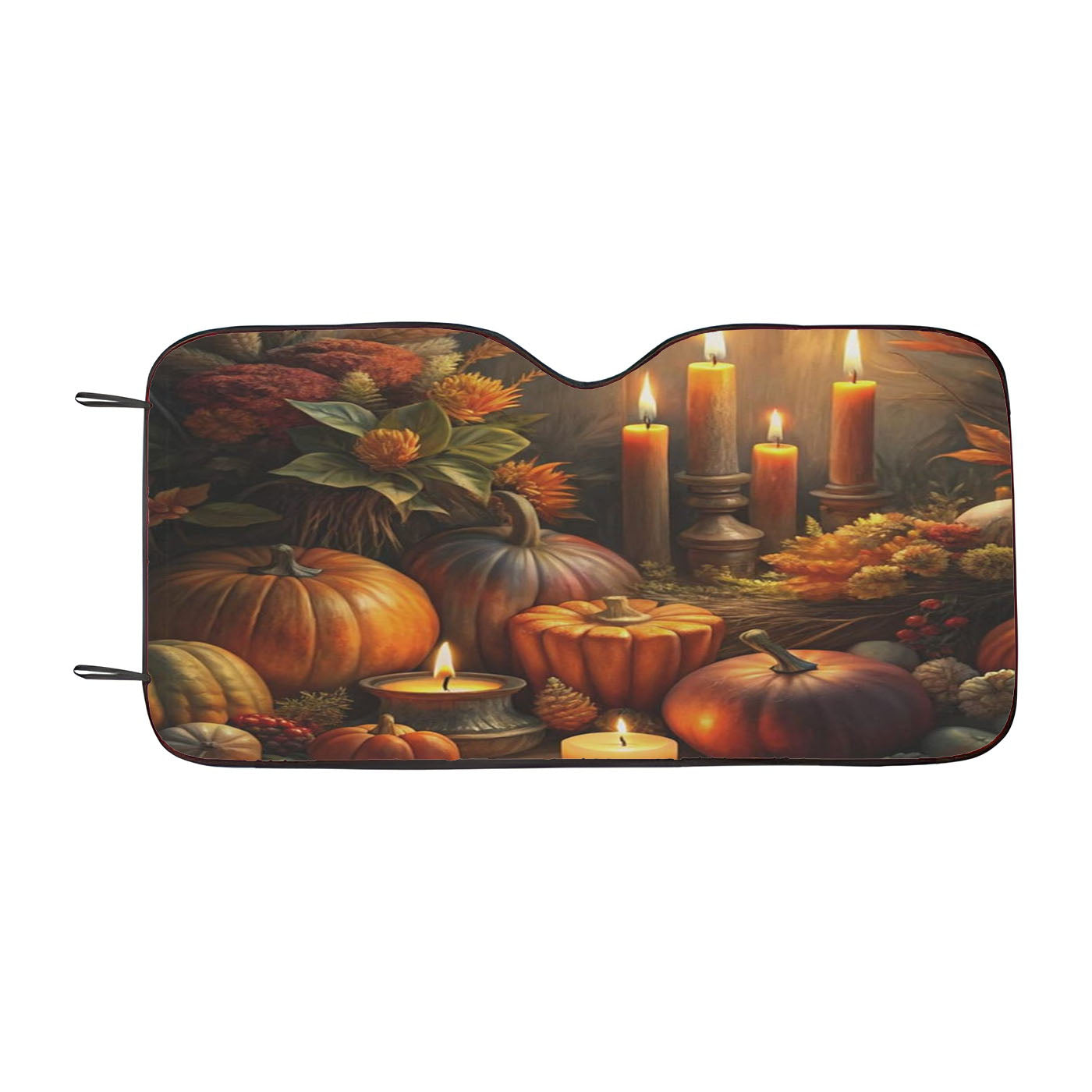 Dark Autumn Ambience House Banner Car Windshield Sunshade