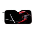 Dark Deadpool Swords Car Windshield Sunshade