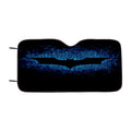 Dc Black And Blue Batman Logo Car Windshield Sunshade