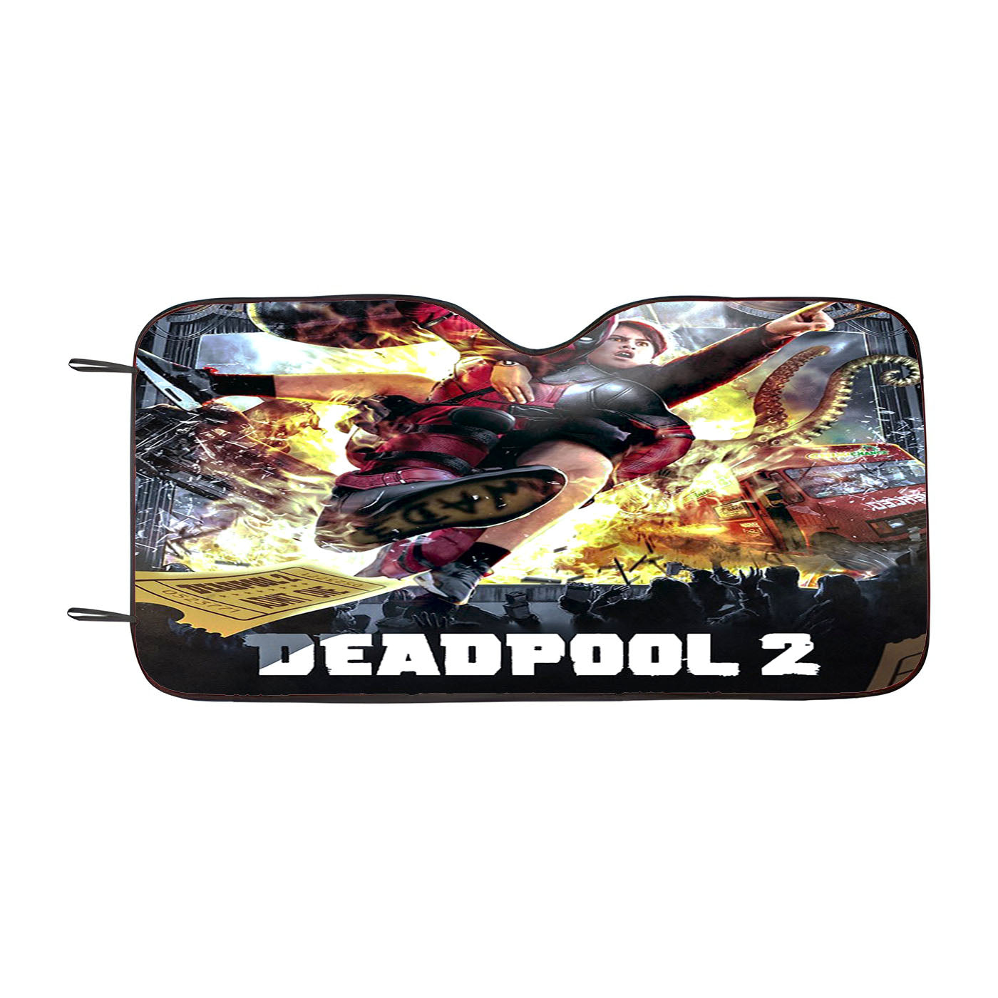 Deadpool 2 Movie Poster Car Windshield Sunshade