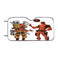 Deadpool And Spiderman Army Car Windshield Sunshade