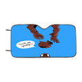 Deadpool And Spiderman Crazy Car Windshield Sunshade