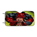 Deadpool Crazy Time Hulk Car Windshield Sunshade
