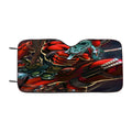Deadpool In Action Car Windshield Sunshade