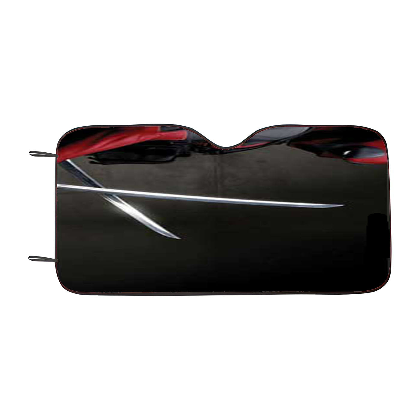 Deadpool In Shadow Car Windshield Sunshade