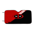 Deadpool Logo Black Red Car Windshield Sunshade