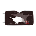 Deadpool Marvel Moon Night Zombie Superhero Car Windshield Sunshade