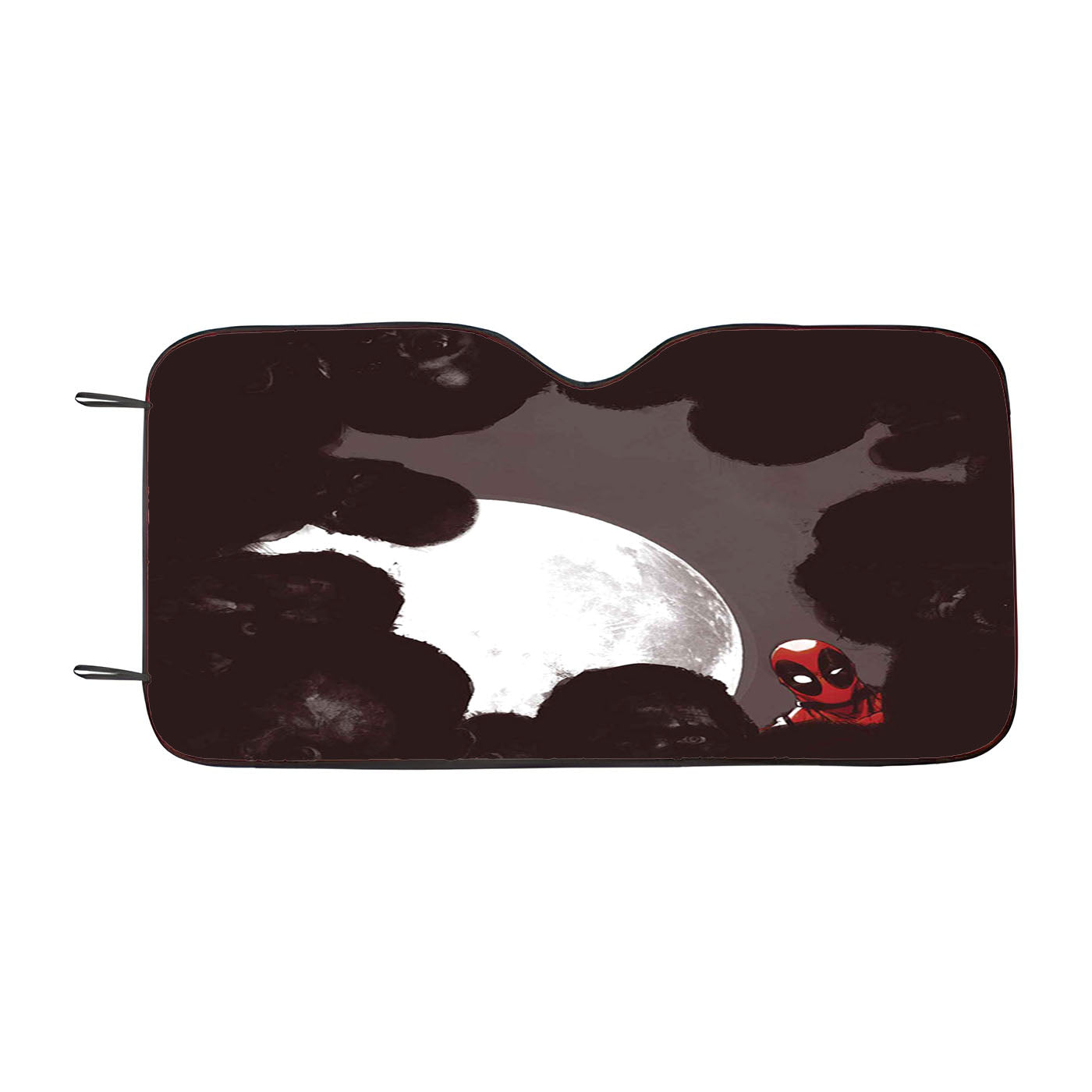 Deadpool Marvel Moon Night Zombie Superhero Car Windshield Sunshade