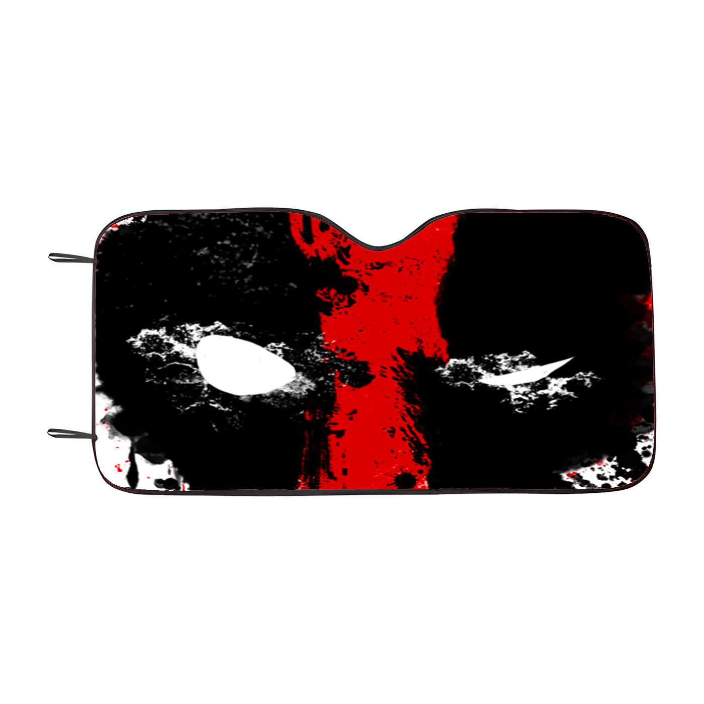 Deadpool Marvel Paint Art Car Windshield Sunshade
