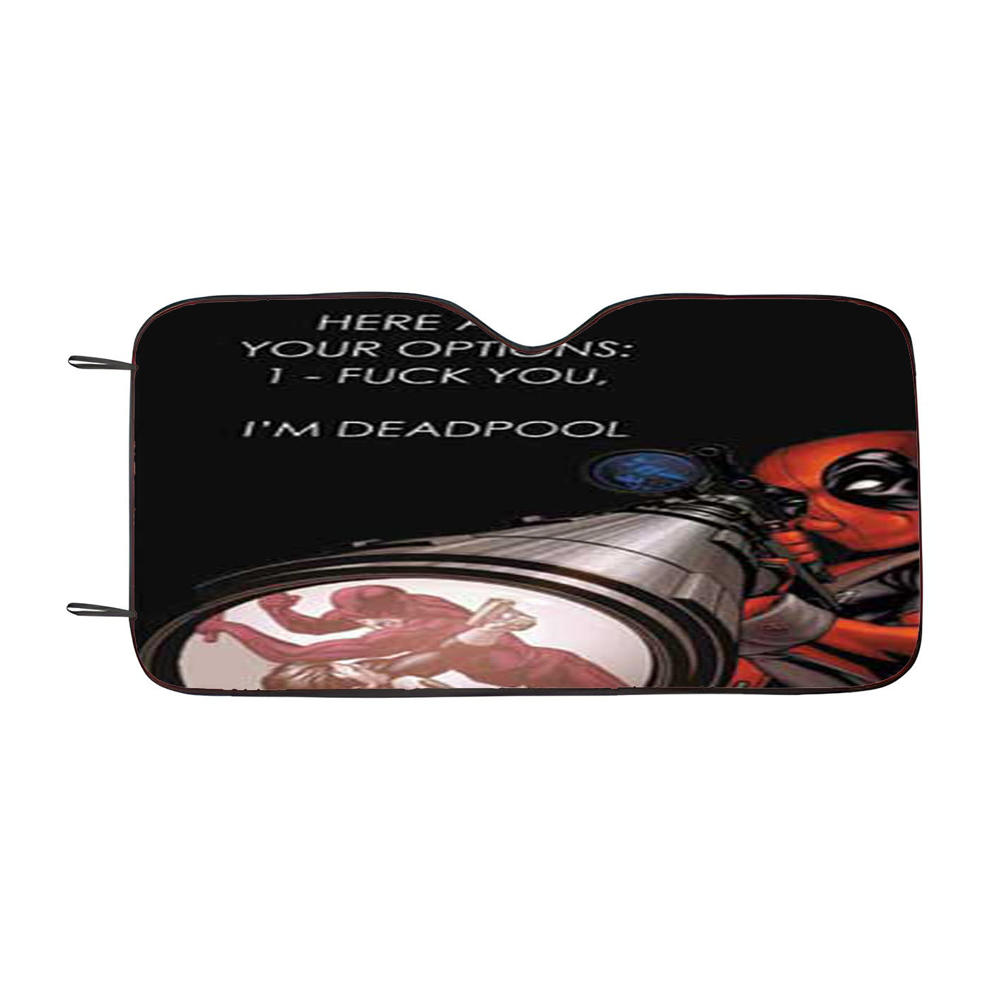 Deadpool Options Scope Car Windshield Sunshade