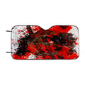 Deadpool Paint Splat Car Windshield Sunshade