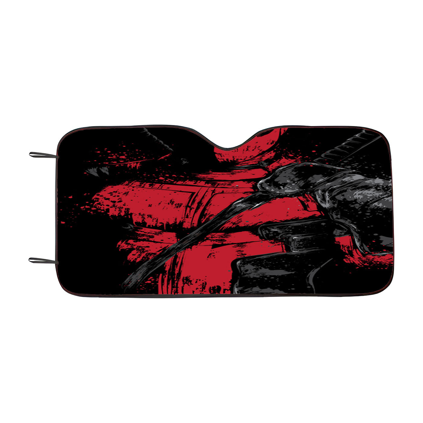 Deadpool Red Mercenary Car Windshield Sunshade