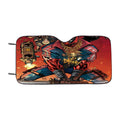 Deadpool Samurai Car Windshield Sunshade