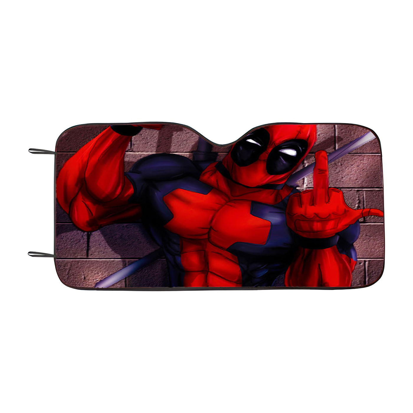 Deadpool Style Car Windshield Sunshade