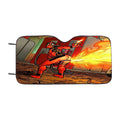 Deadpool Woooo Car Windshield Sunshade