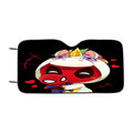 Deadpool X Spiderman X Unicorn Car Windshield Sunshade
