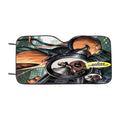 Deathstroke And Deadpool Scope Car Windshield Sunshade