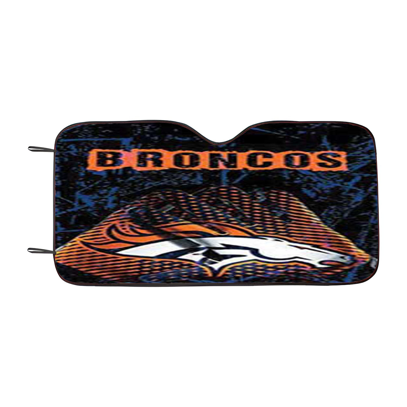 Denver Broncos Gloves Rough Car Windshield Sunshade