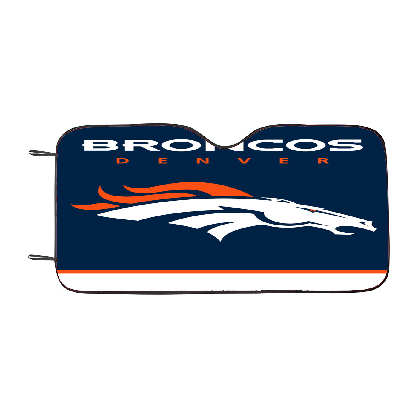 Denver Broncos Logo Wallpaper Car Windshield Sunshade