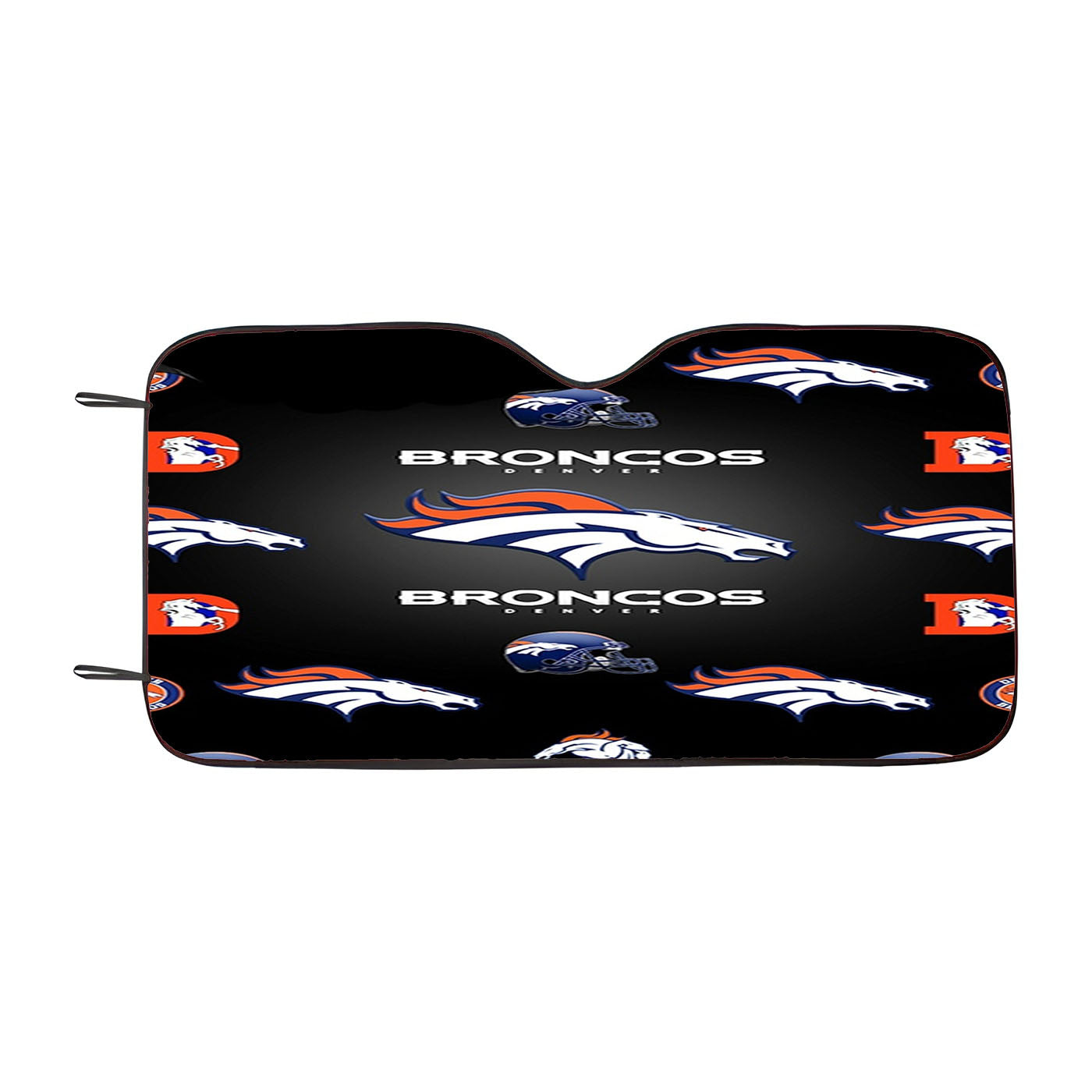 Denver Broncos Logos Car Windshield Sunshade