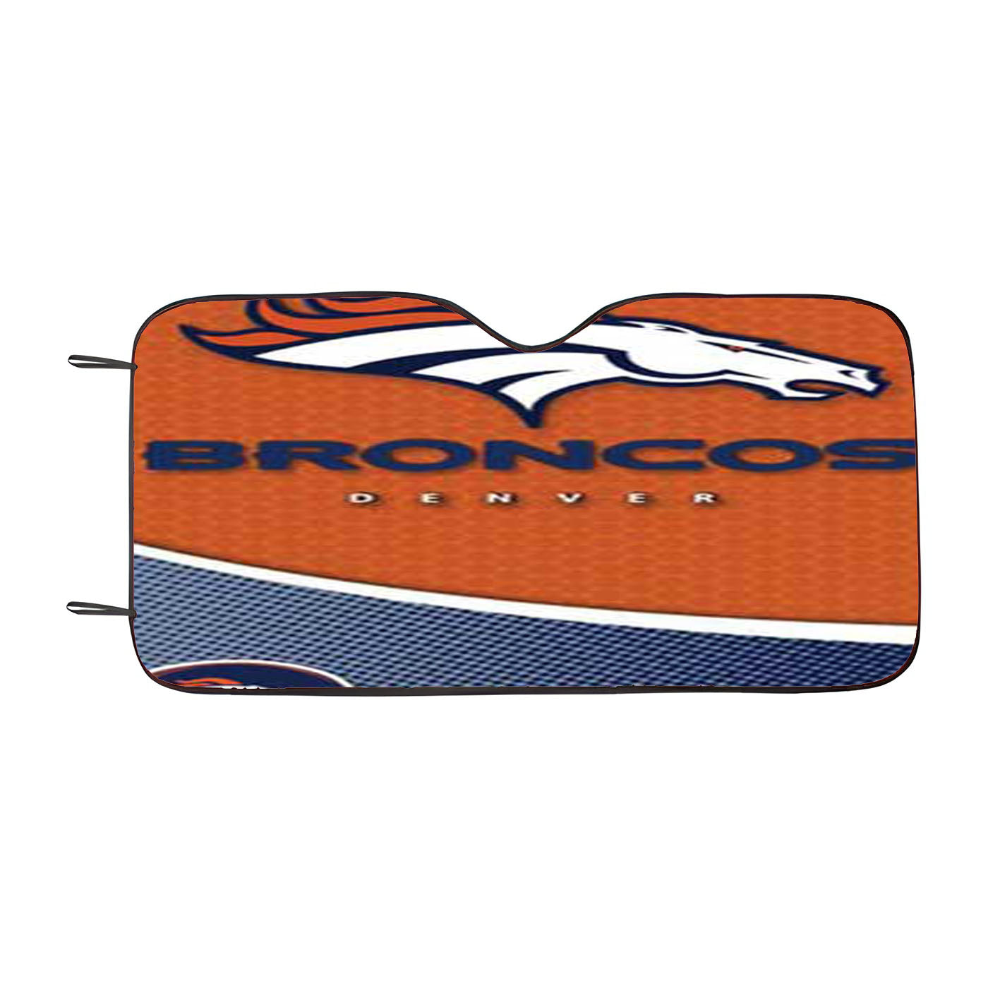 Denver Broncos Orange Blue Car Windshield Sunshade