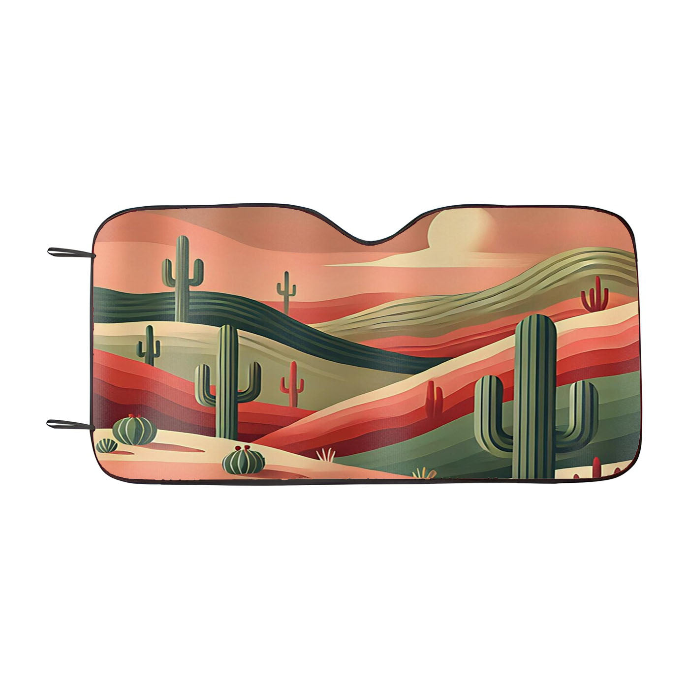 Desert Vibes Car Windshield Sunshade
