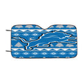 Detroit Lions Christmas Sweater Car Windshield Sunshade
