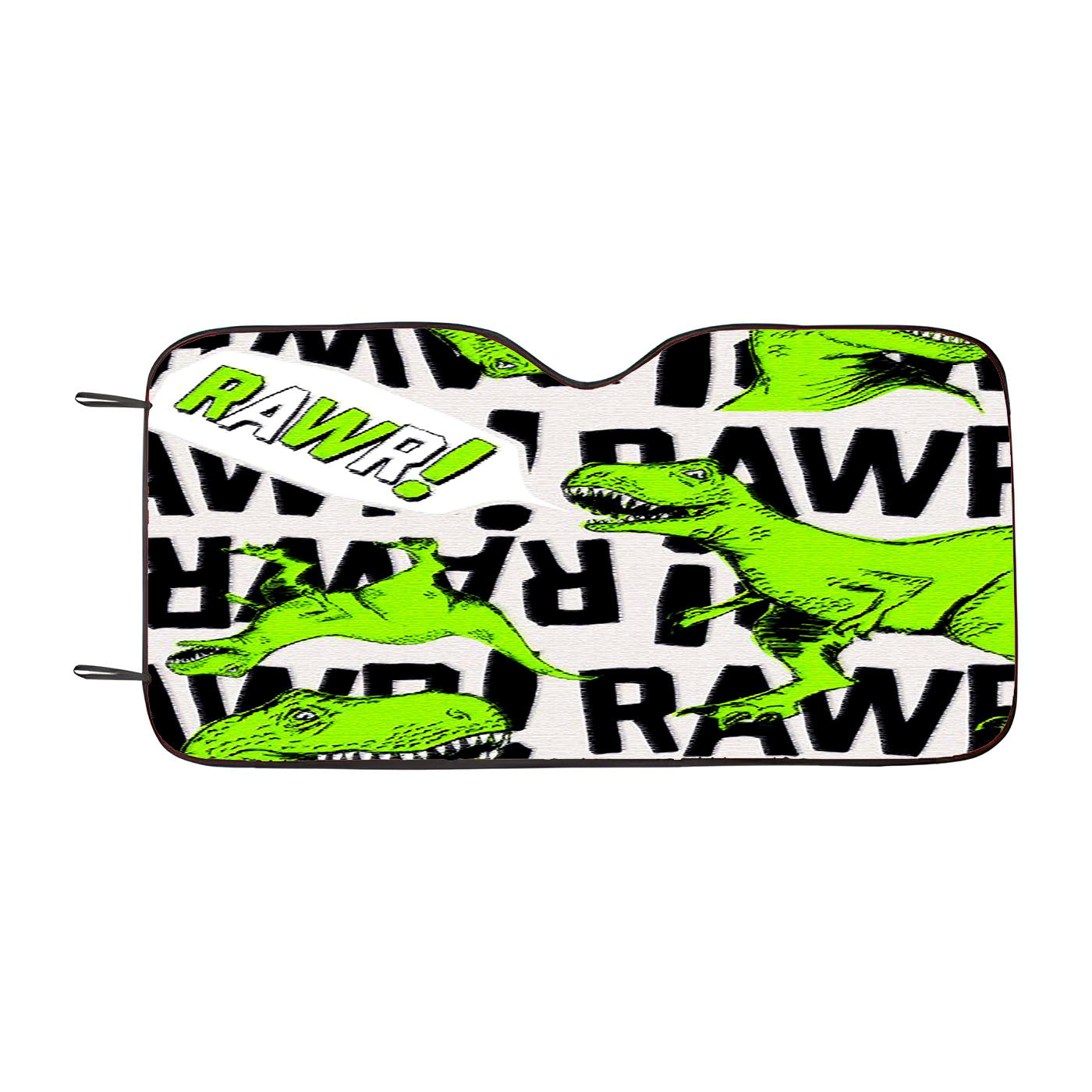 Dinosaur Pattern Honest Diapers Car Windshield Sunshade