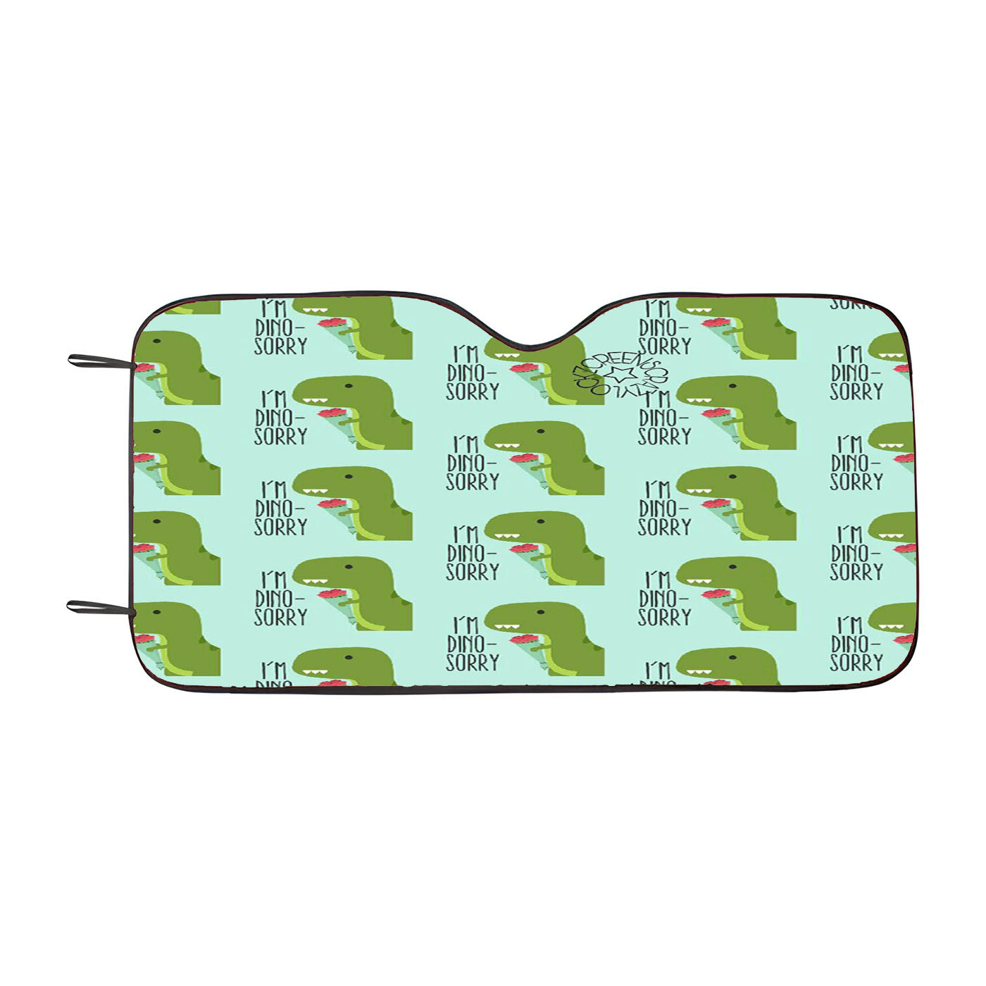 Dinosorry Pattern Car Windshield Sunshade