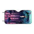 Dipper In The Dark Woods Gravity Falls Car Windshield Sunshade