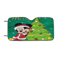 Disney Be Merry Santa Mickey Car Windshield Sunshade