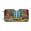 Disney Enchanted Tiki Room Car Windshield Sunshade
