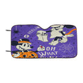 Disney Feeling Spooky Mickey And Minnie Car Windshield Sunshade