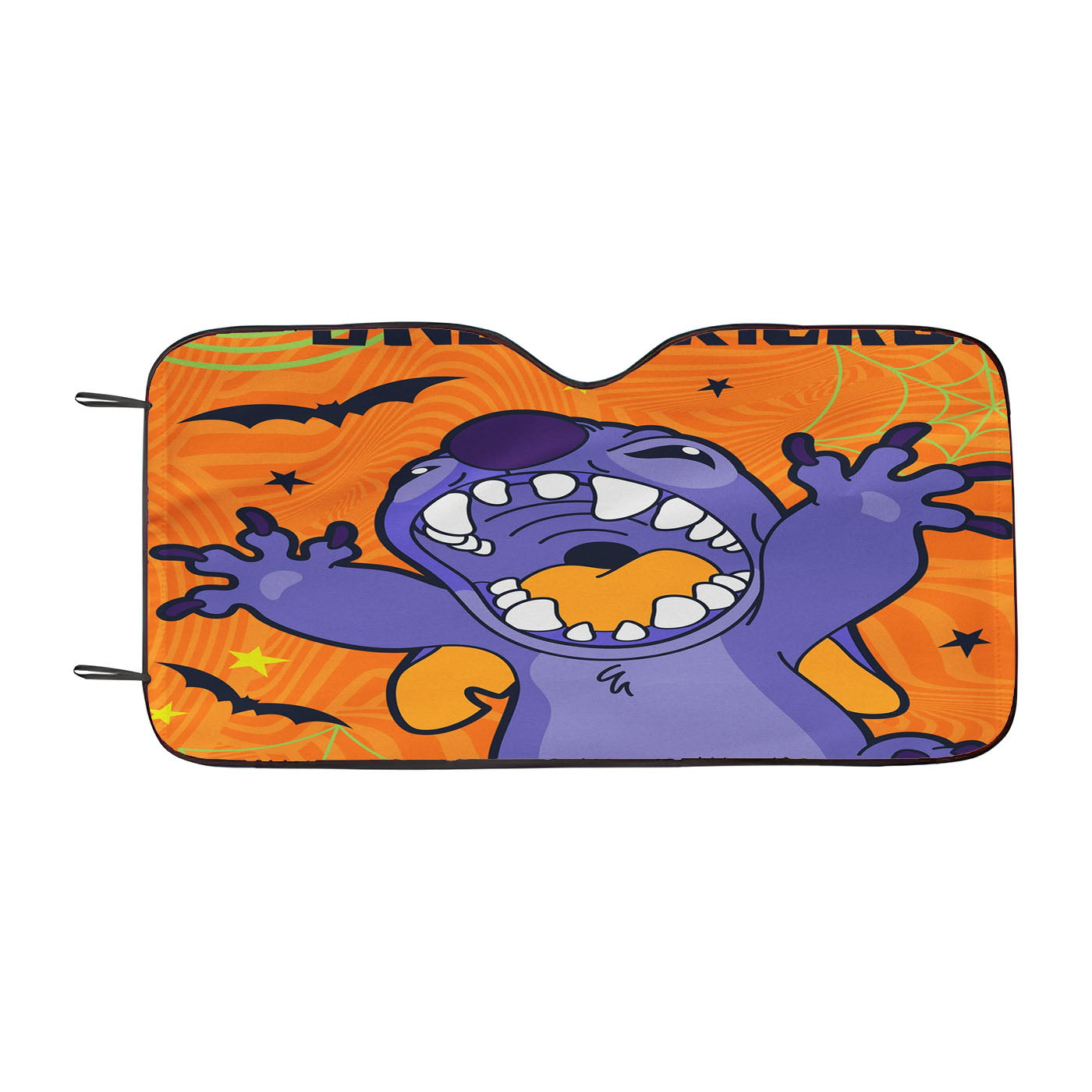 Disney Halloween Mischief Stitch Car Windshield Sunshade