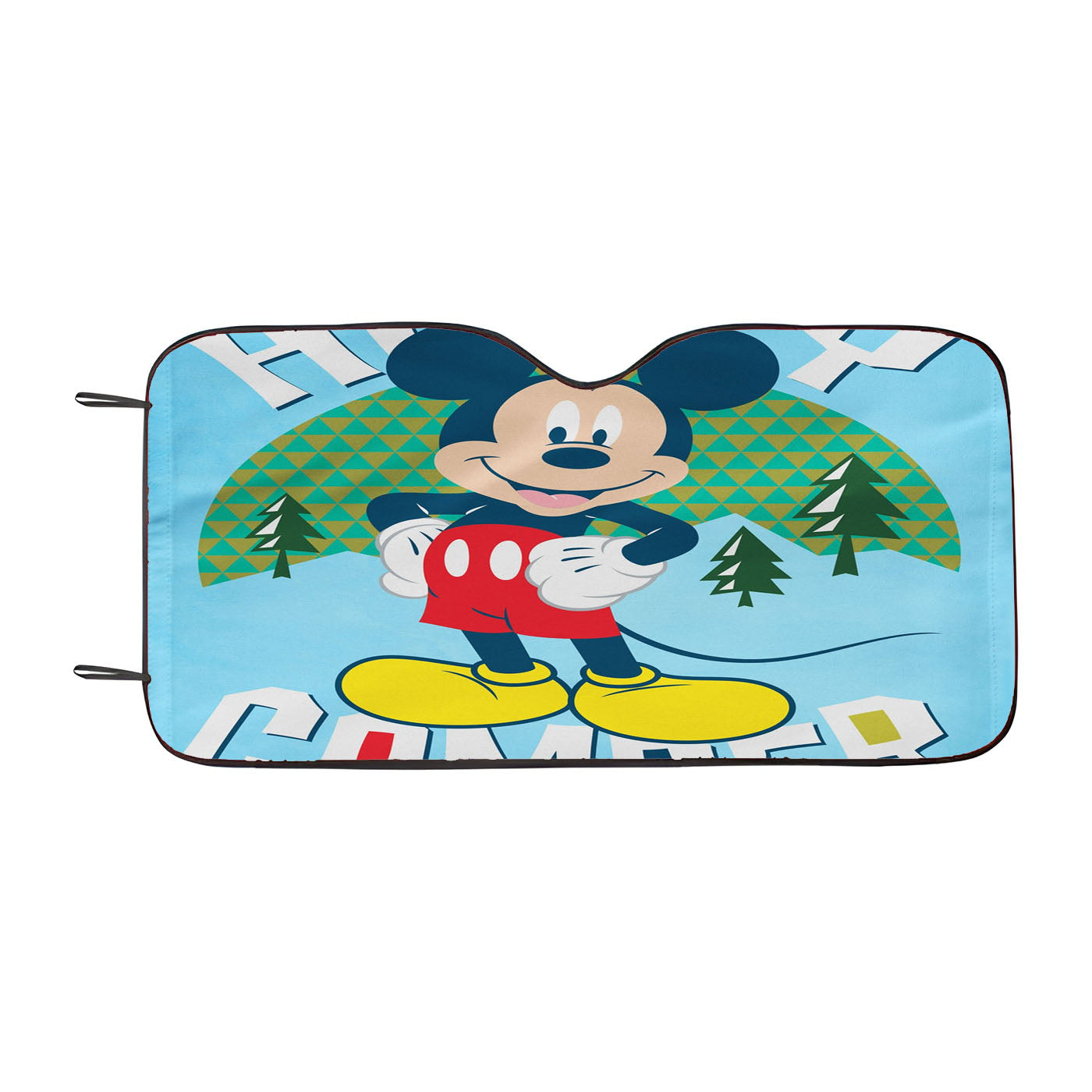 Disney Happy Camper Mickey Car Windshield Sunshade