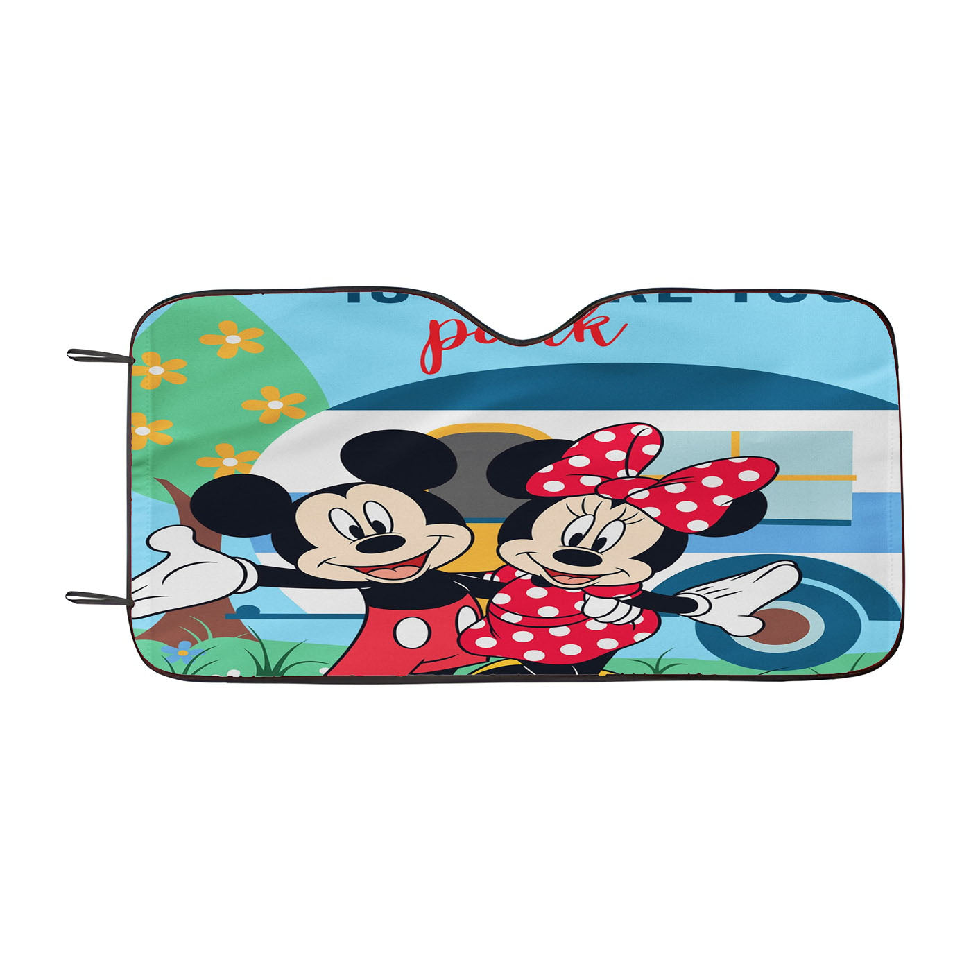 Disney Home Is Where You Park Mickey And Minnie Car Windshield Sunshade