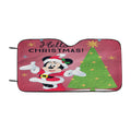 Disney Minnie Hello Christmas Car Windshield Sunshade
