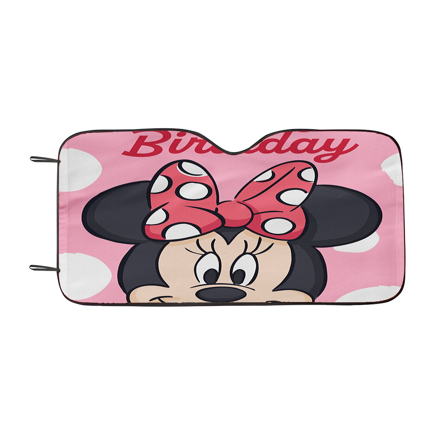 Disney Minnie Mouse Birthday Car Windshield Sunshade