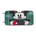 Disney Reindeer Holiday Mickey Car Windshield Sunshade