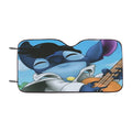 Disney Stitch As Elvis Presley Car Windshield Sunshade